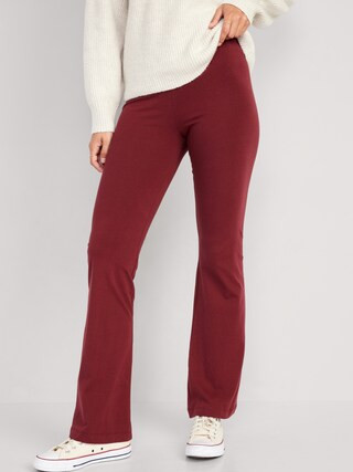 High Waisted Flare Leggings for Women | Old Navy (US)