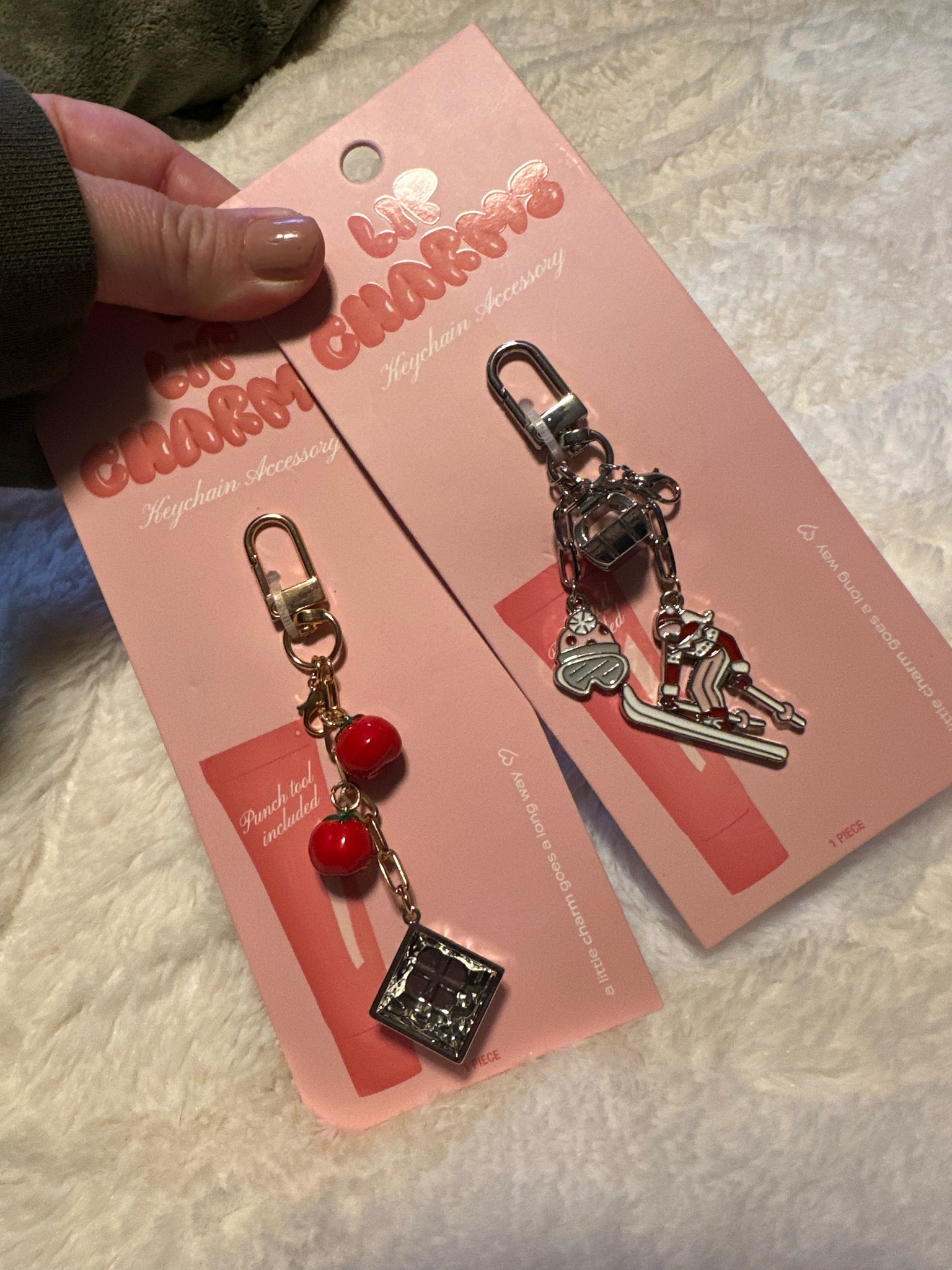 These lipgloss charms make cute bag charms. Target just got new ones in for valentines 

#LTKValentine #LTKBeauty