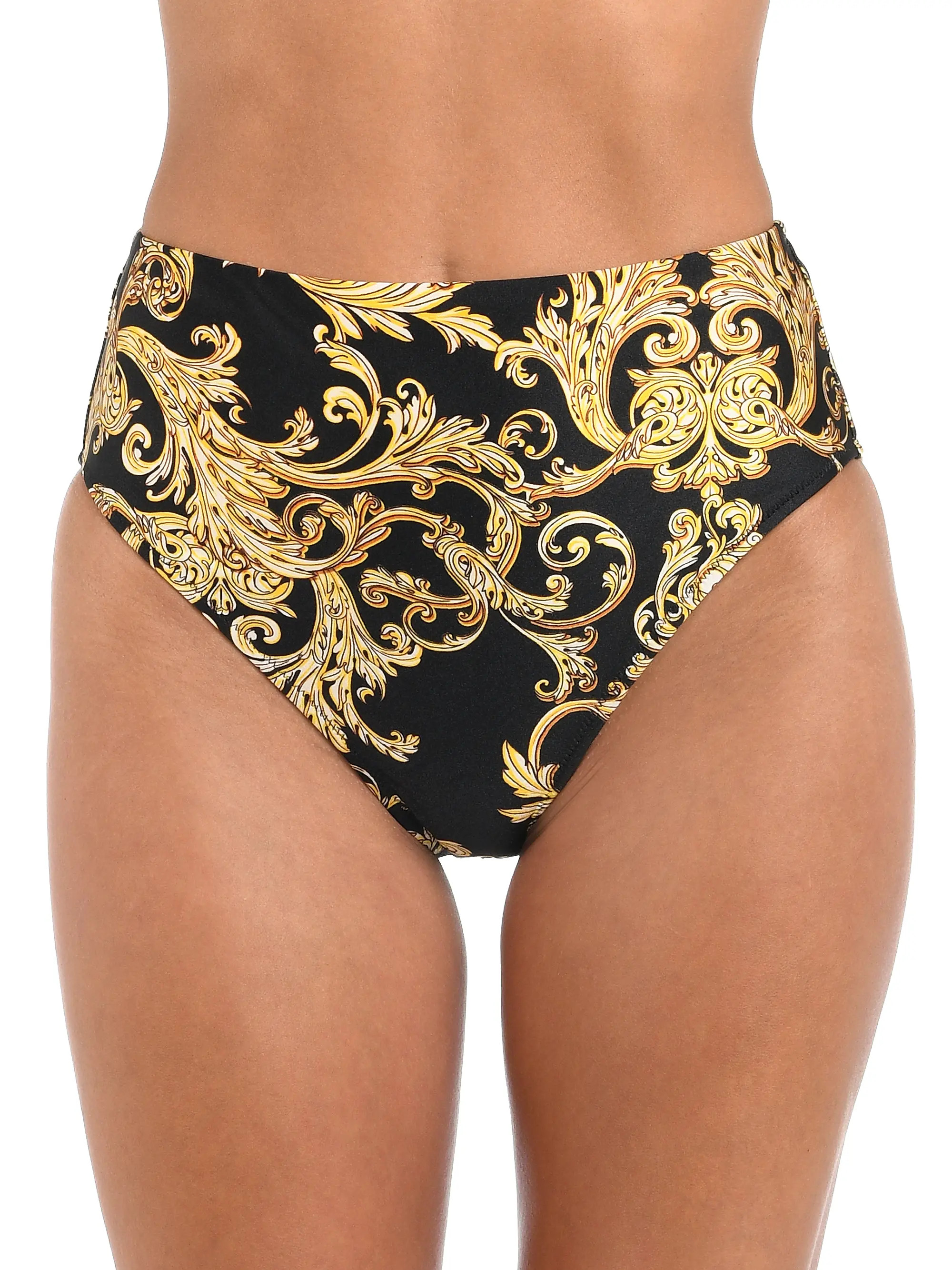 Baroque Vanessa High-Waisted Bikini Bottom | Saks Fifth Avenue