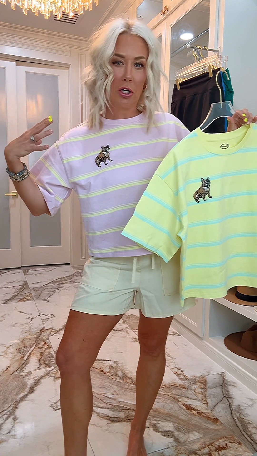 Striped dog shirt only $6, size small Swimsuit