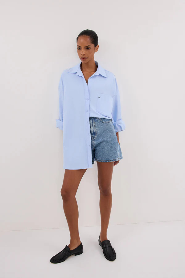 FINN MEDIUM BLUE DENIM SHORT | DISSH