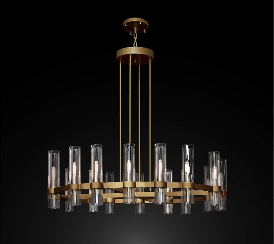 Varella Round Chandelier 48” Vintage Barn Metal Amazon Home Decor Finds Amazon Favorites | Amazon (US)