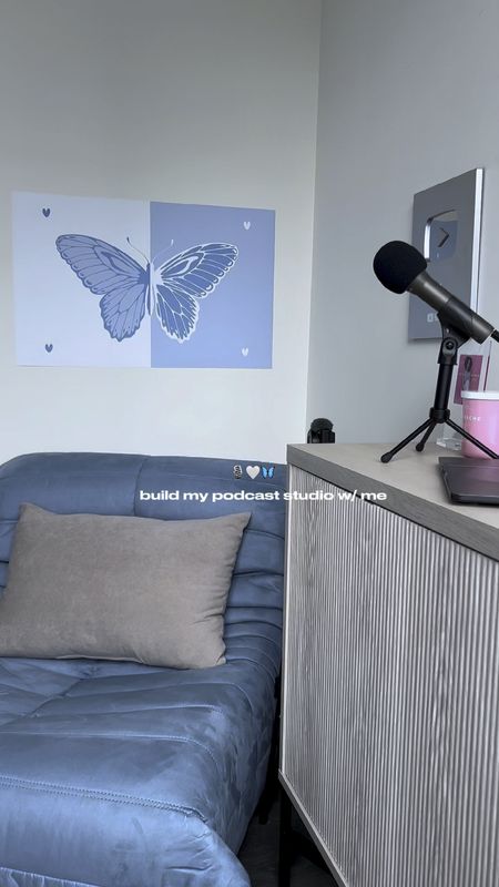 My beautiful new podcasting studio 🤍 

“the glow up secrets podcast” 

Prints are from Etsy “coastal cowgirl dorm room blue butterfly” 

#LTKVideo #LTKSeasonal #LTKHoliday