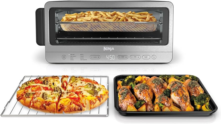 Ninja Air Fryer Toaster Oven Combo | 8-in-1 Functionality | Flip Up & Away for Storage Space | Ai... | Amazon (US)