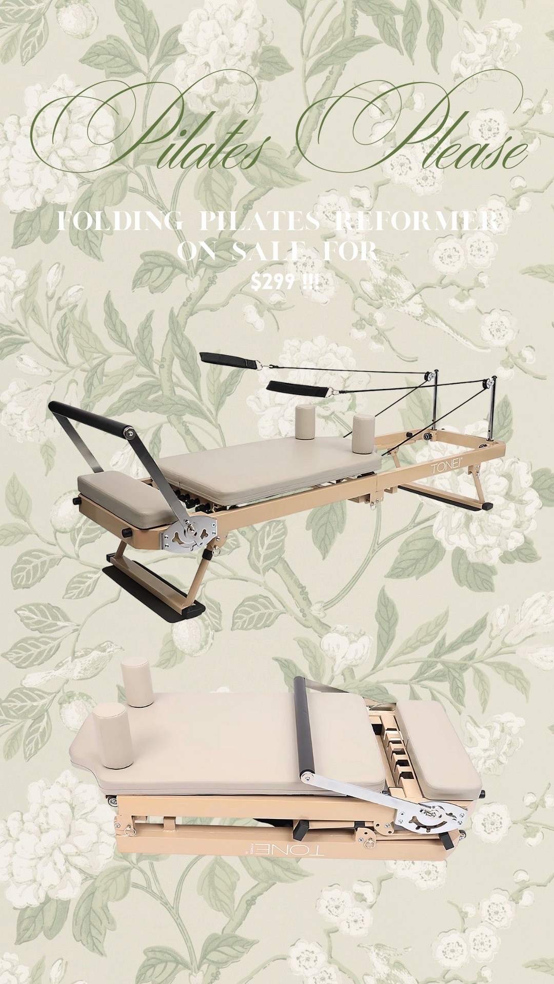 At home Pilates reformer on sale !! 

#LTKfitnessgoals #LTKmomlife #LTKselfcare