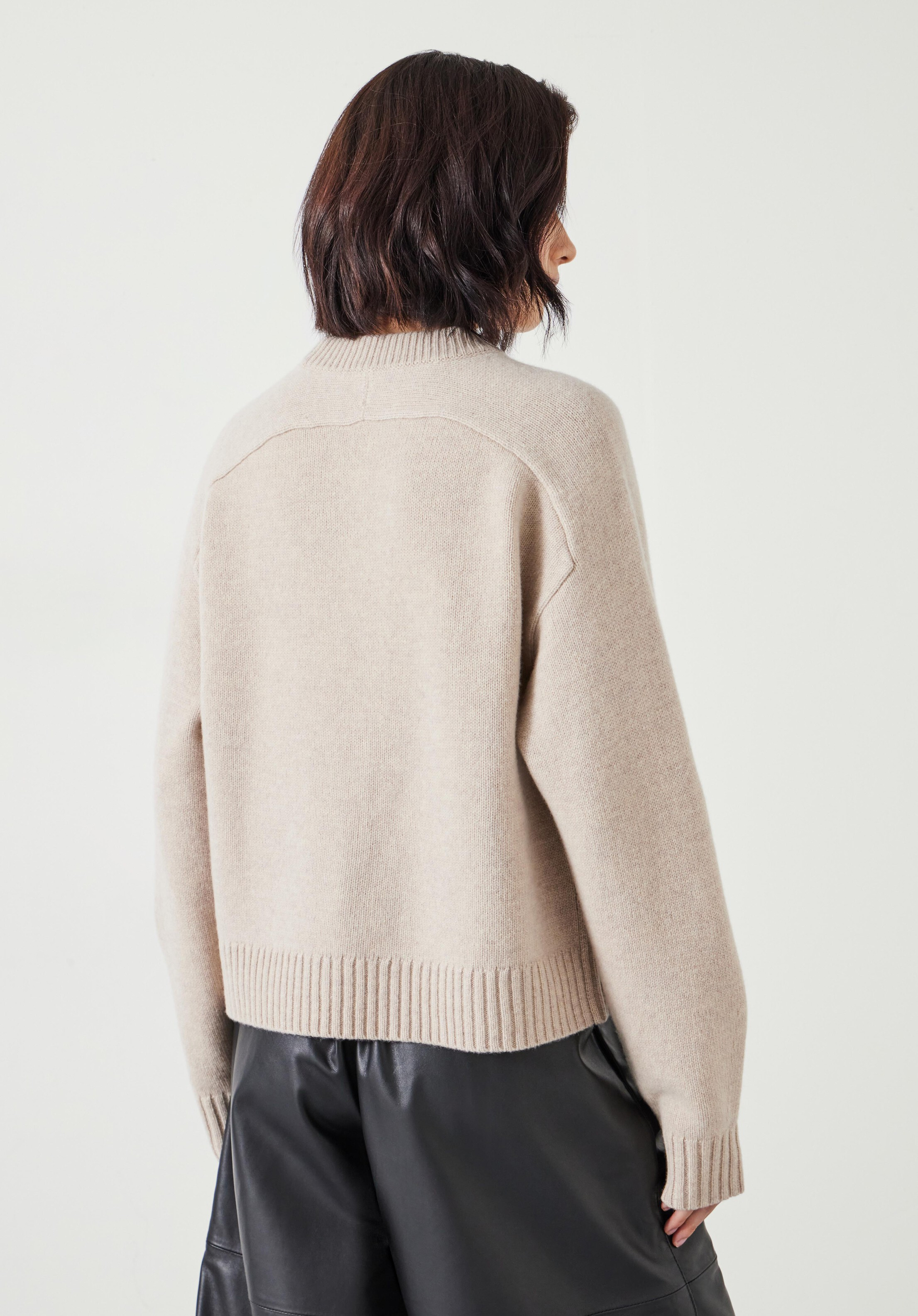 Nina Merino Wool Crew Jumper | Hush UK