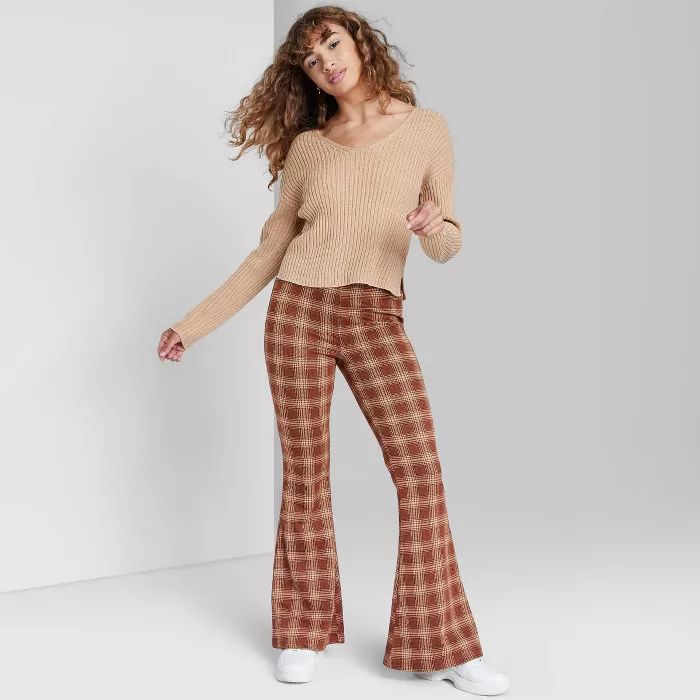 Women's Pull-On Knit Flare Pants - Wild Fable™ | Target