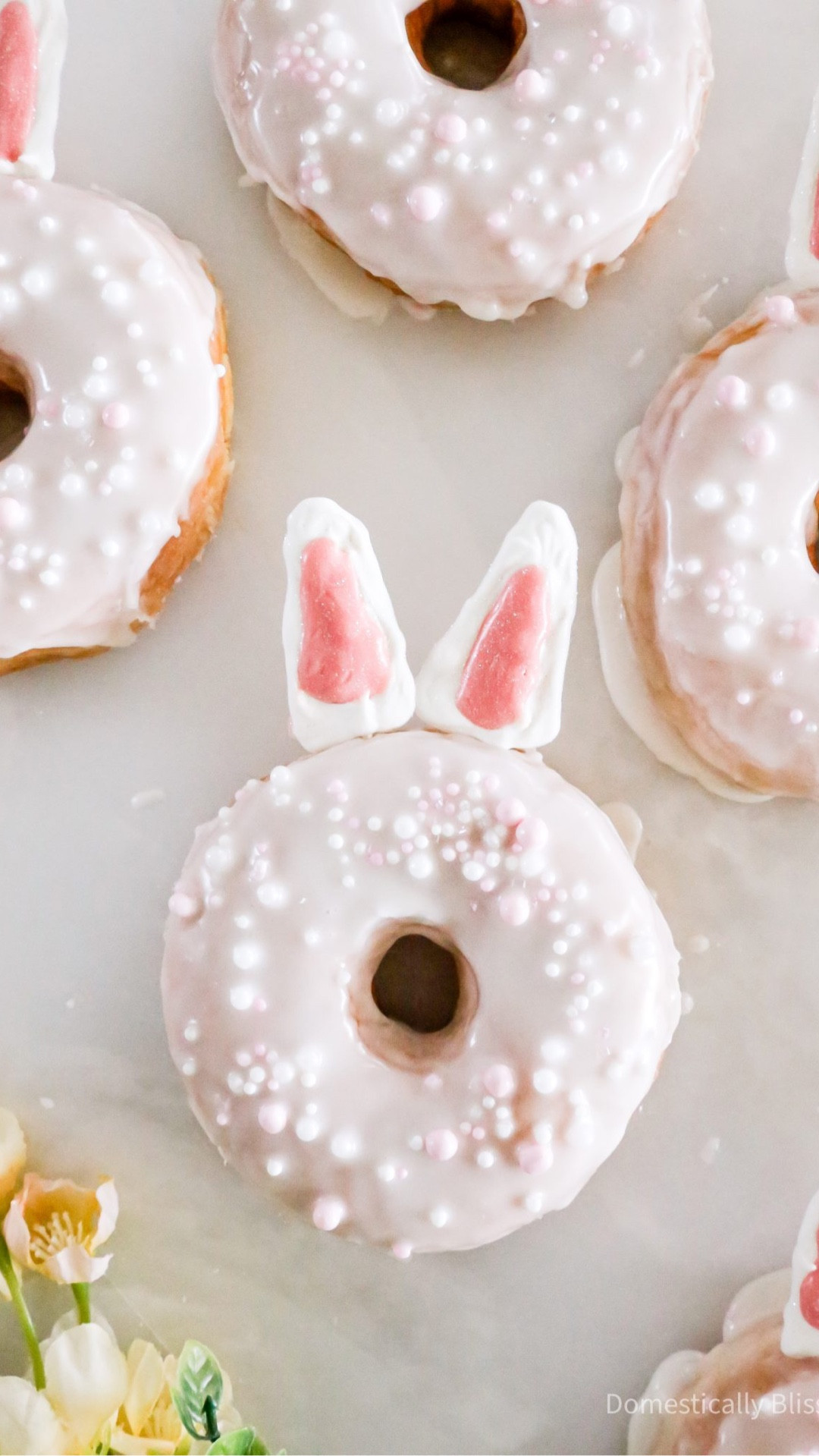 These Bunny Donuts are a fun way to decorate homemade or store-bought donuts for a spring party or Easter brunch.

See details:
https://domesticallyblissful.com/bunny-donuts/



#LTKfoodie #LTKSeasonal #LTKKids