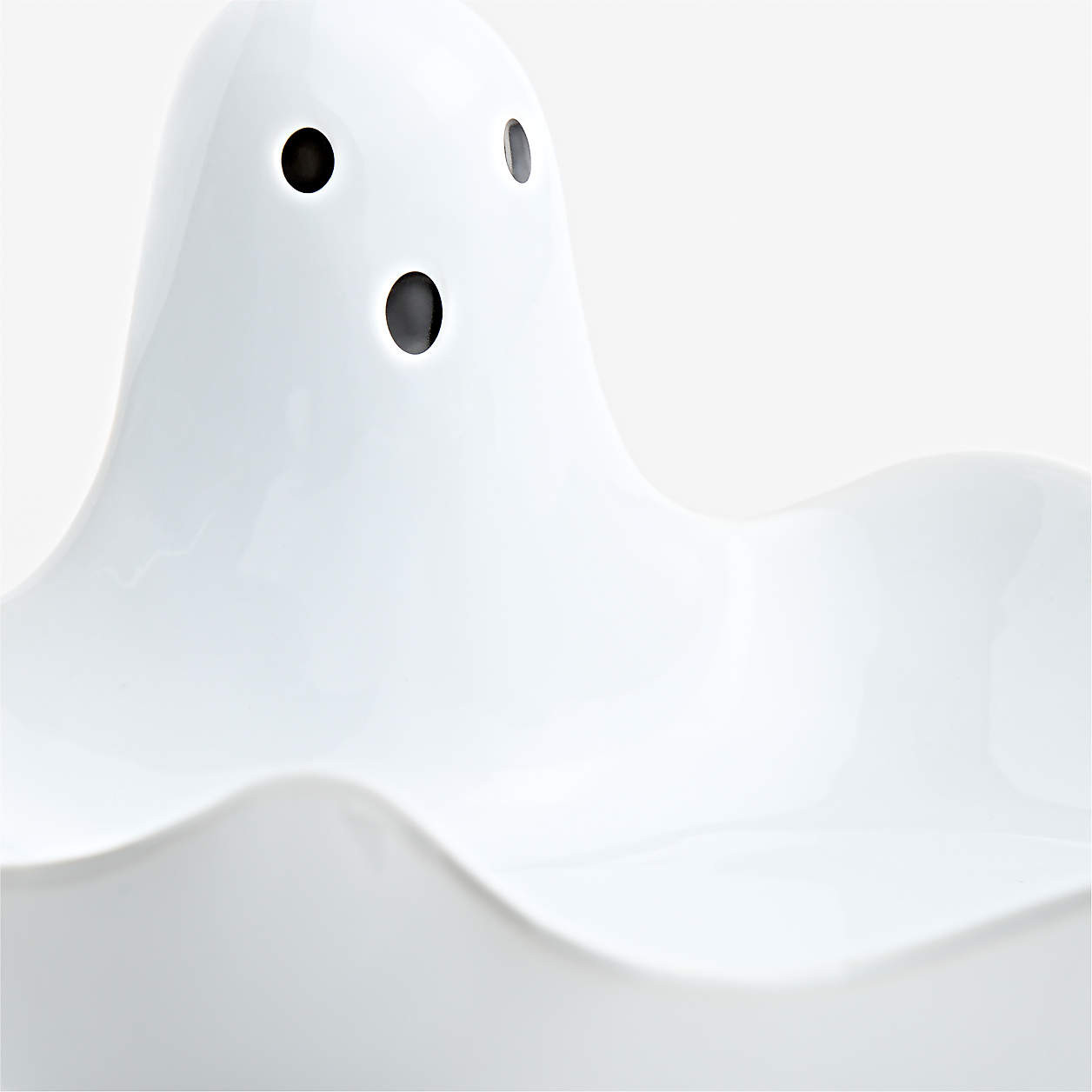 Ghost Stoneware Candy Bowl | Crate & Barrel | Crate & Barrel