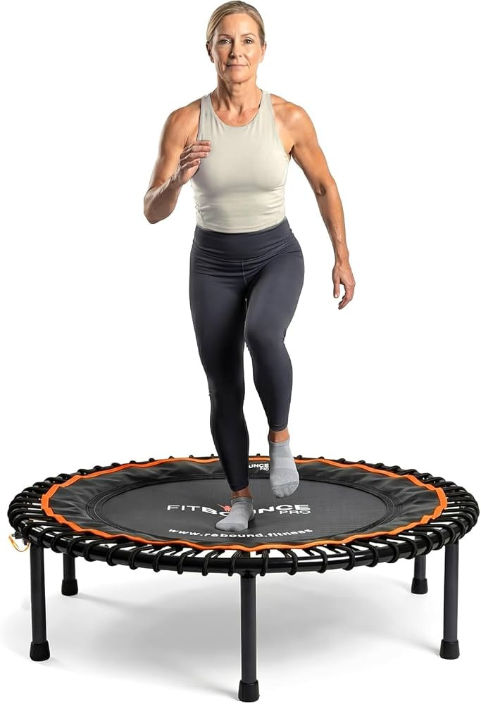 MXL FIT Bounce PRO Bungee Rebounder - Premium Indoor Mini Trampoline for Adults Silent Low-Impact... | Amazon (UK)
