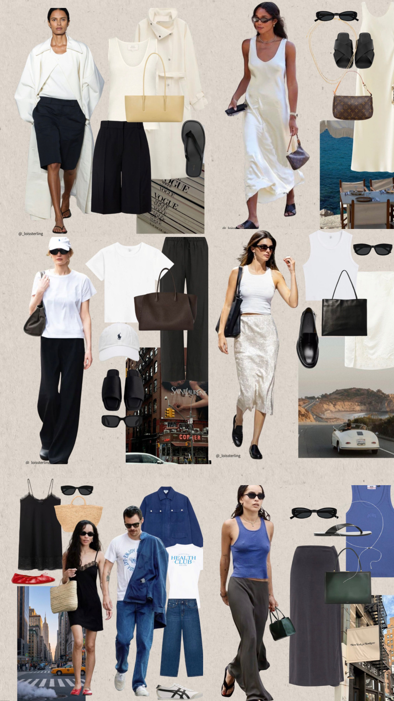 16 outfits to get you ahead of the curve & have your wardrobe ready for Summer.

📌 I’ve been pinning Summer looks for months, these looks have come from my personal Pinterest board, which I will be filtering into my Spring wardrobe & mixing and matching with pieces I’m wearing right now. 

There is a lot of white, cream & ecru. When I think of warmer weather style, I think of my fav fabrics paired with these. Linen, cotton & silk gradually move to the front of my wardrobe, I live in dresses, shorts, skirts and loose fitting trousers. Adding pops of colour is intentional and I’ll be using my canvas and basket bags more but not leaving my leather bags behind. 

The key to dressing for the new season is trusting your wardrobe and leaning on pieces we rotate every Summer, not over complicating the look ( if the look feels boring change up the shoe, bag or sunglasses) don’t over think it. 
 

 

#LTKuk #LTKspring #LTKsummer