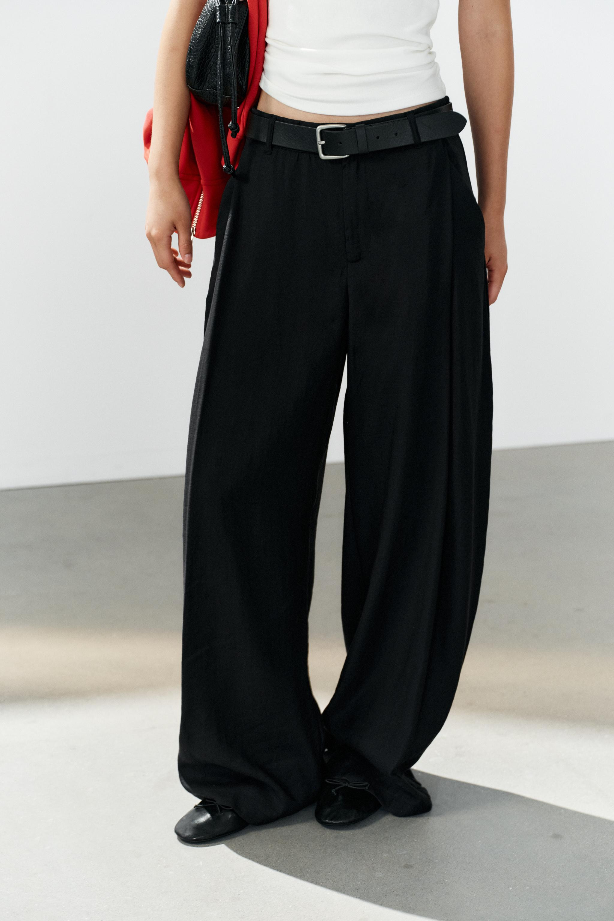 FLOWING PLEATED TROUSERS | Zara UK