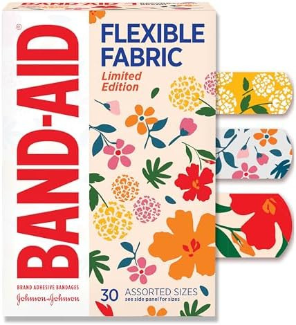 Band-Aid Brand Flexible Fabric Adhesive Bandages, Comfortable Flexible Protection & Wound Care fo... | Amazon (US)