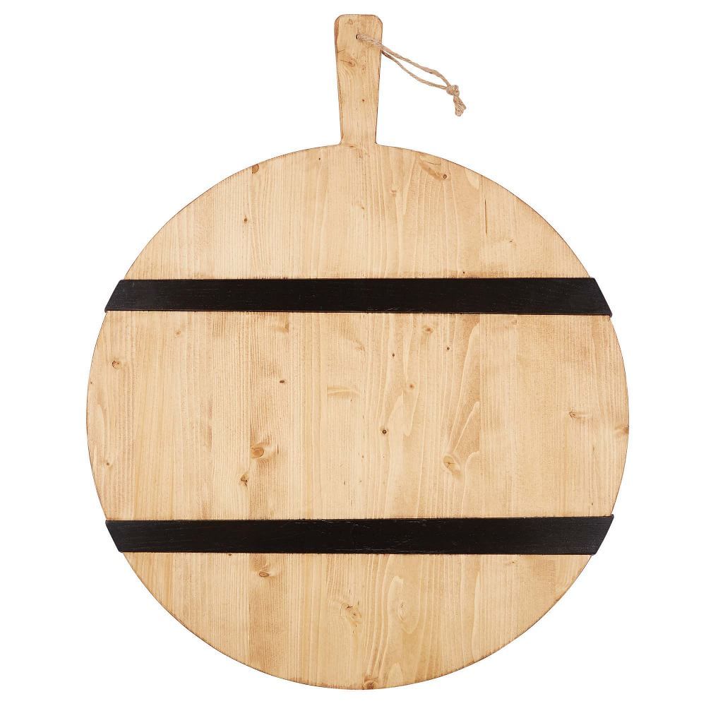 Natural Wood Round Charcuterie Boards | West Elm (US)