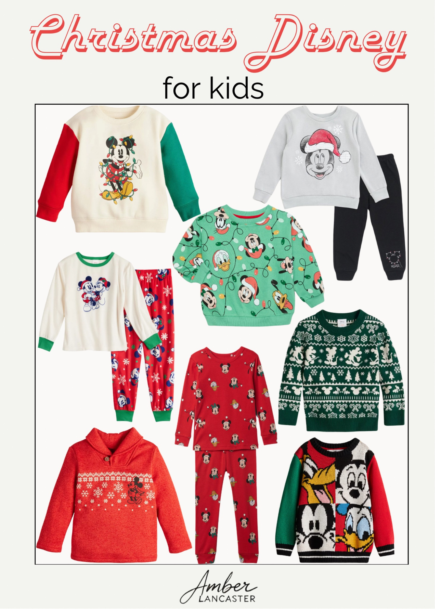 Disney christmas for kids 💚❤️ | 
christmas disney, disney christmas outfit, disneyland christmas, disney christmas sweater, disney outfits kids, boys disney outfit, disney clothes, disney pajamas. 

#LTKSeasonal #LTKKids #LTKHoliday