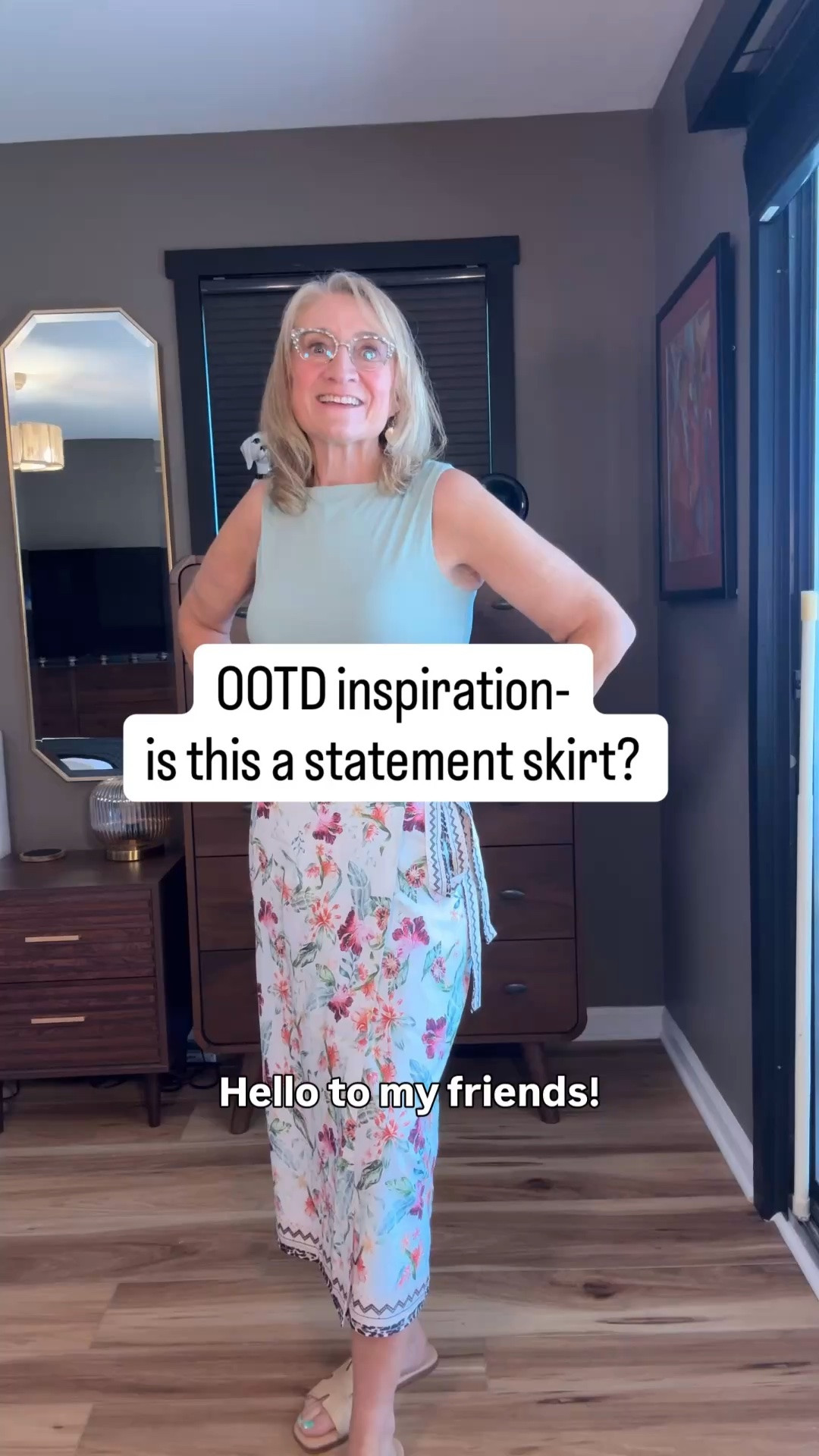 Cute little OOTD where the wrap skirt is the statement piece! Do you like simple outfits like ? comment SHOP for links.  @talakeno_amazon #affordablefashion #simpleootd #ootd #fashionover50 #wrapskirt

#LTKootd #LTKOver40