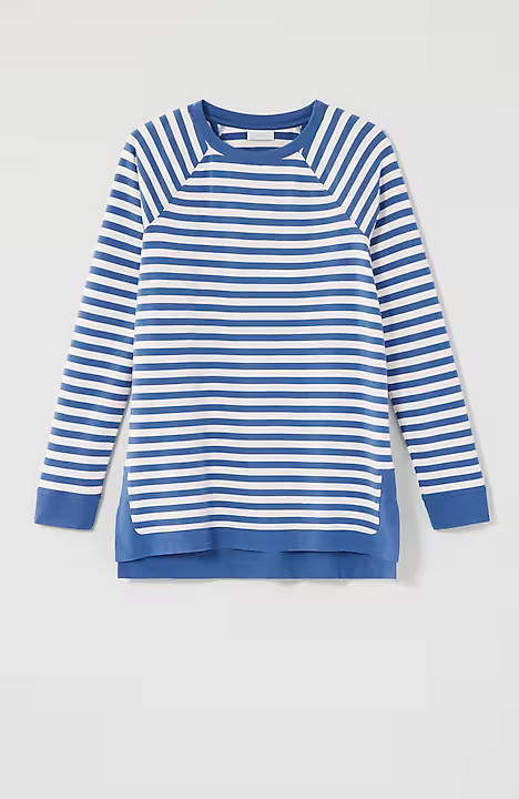 Fit French Terry Stepped-Hem Tunic | J. Jill