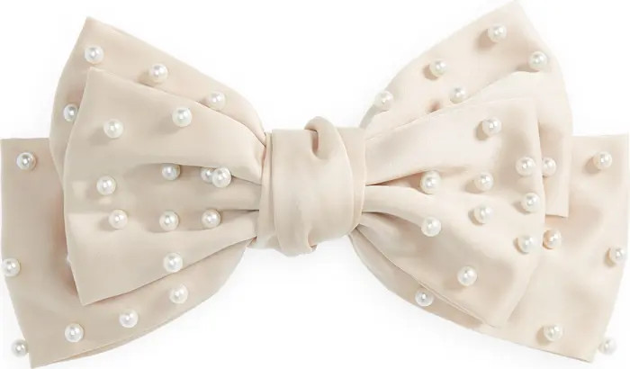 Tasha Imitation Pearl Bow Barrette | Nordstrom | Nordstrom