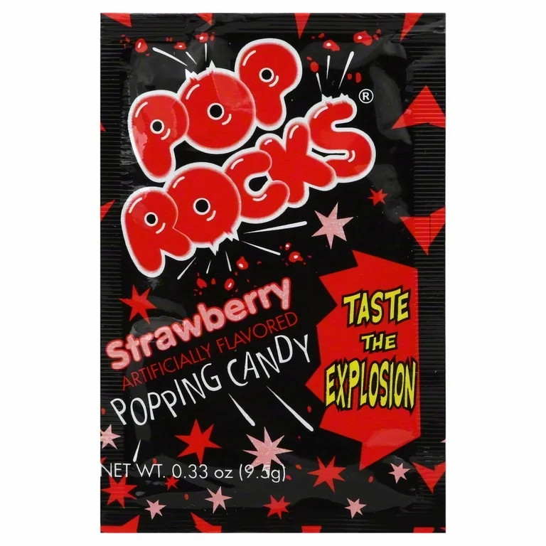 Pop Rocks Strawberry Popping Candy .33 oz (Pack of 3) | Walmart (US)