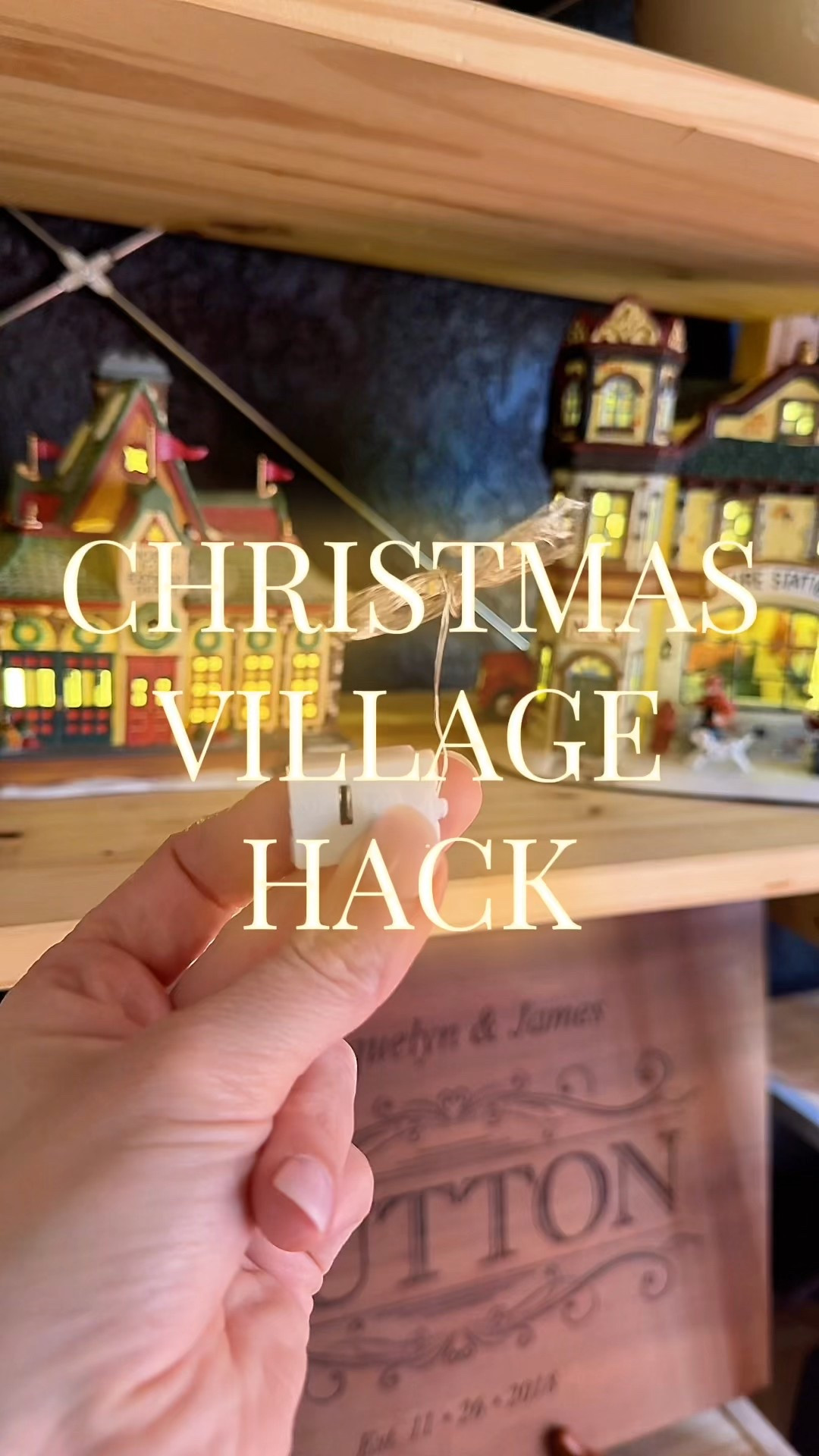 Save this Christmas Village hack to save for next year!! Don’t mess with those cords anymore!!

#LTKHome #LTKSeasonal #LTKSaleAlert