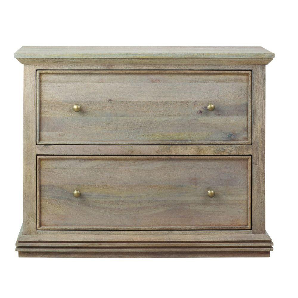 Home Decorators Collection Aldridge Antique Grey File Cabinet-9414800270 - The Home Depot | The Home Depot