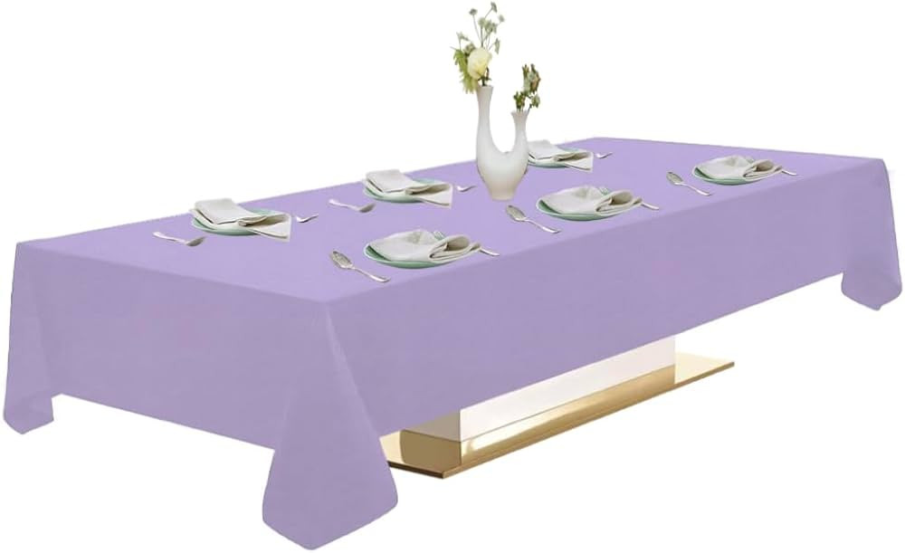Urby Lavender Tablecloth for 4-6ft Rectangle Tables That Seats 4-6 Person, Manteles de Mesa De Te... | Amazon (CA)