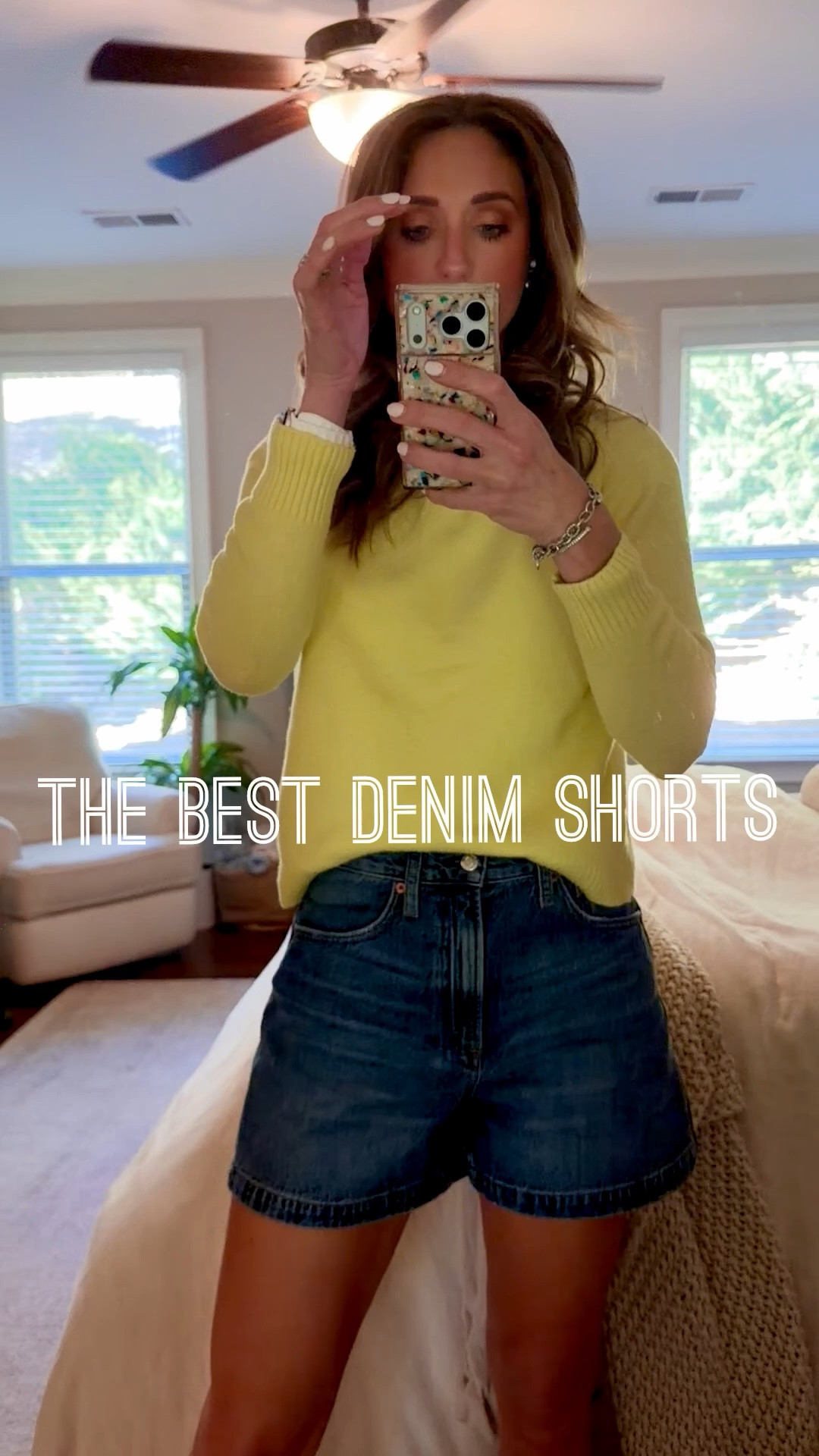 The best a line denim shorts. The do not hug your leg. True or size  

#LTKmomlife #LTKootd