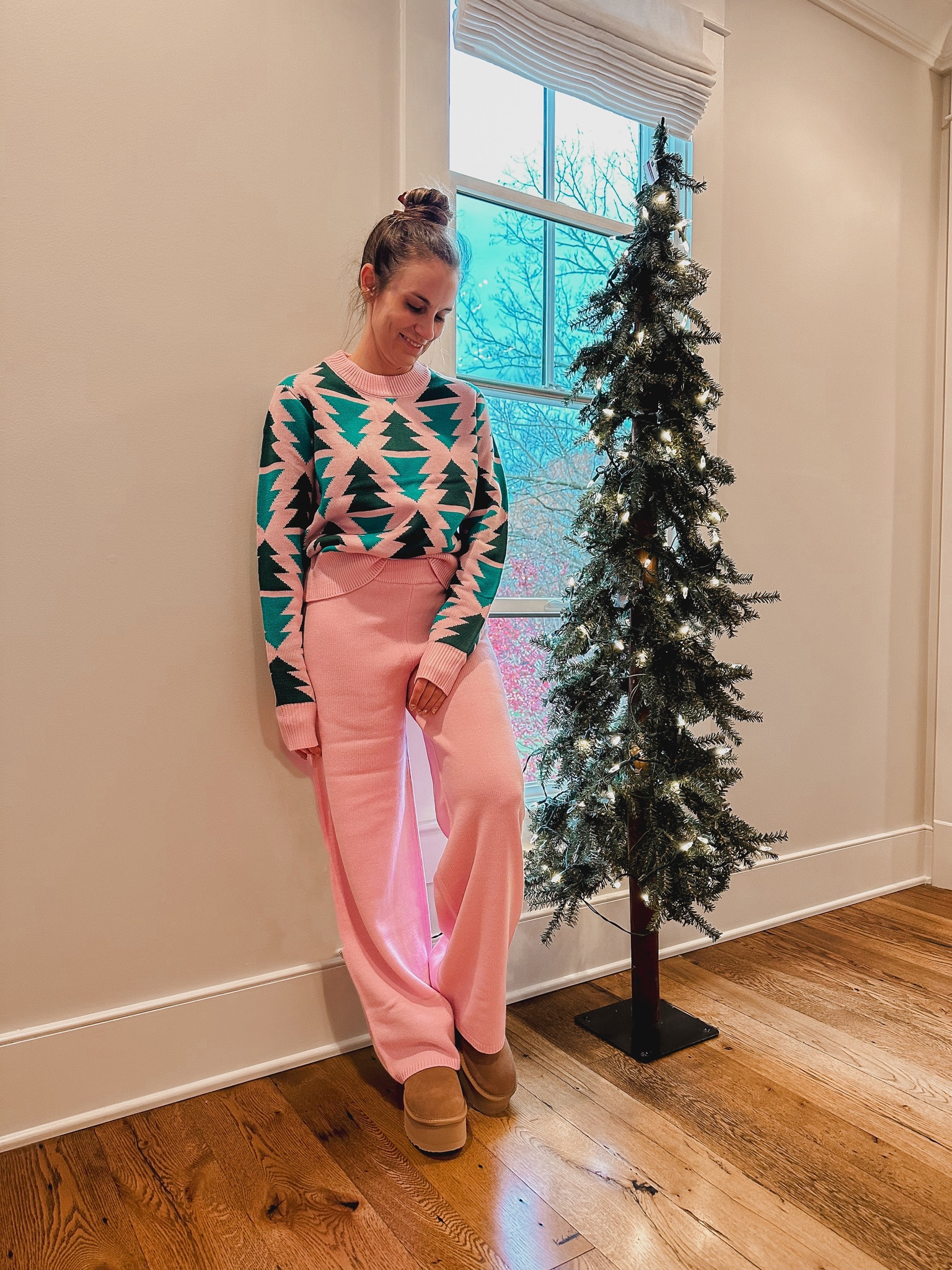 Target find: Christmas sweater outfit set. Wearing size XS in bottoms and top. Sweater is on sale for 30% off. Ugg platform boot dupes on sale on Amazon!

#targetstyle #founditonamazon

#LTKshoecrush #LTKHoliday #LTKsalealert