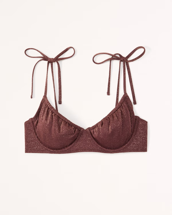 Tie-Strap Underwire Bikini Top | Abercrombie & Fitch (US)