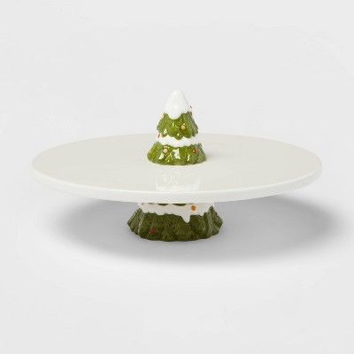 12" Earthenware Tree Dessert Stand - Threshold™ | Target