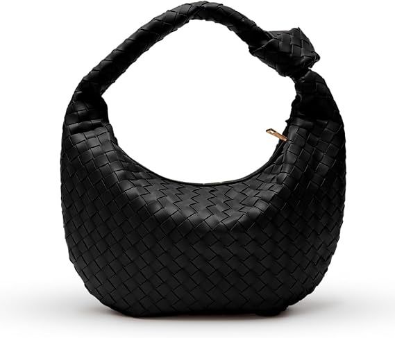 Apryl Woven Purse for Women - Woven Tote bag for Women - Knotted Slouchy Large Shoulder Bags - So... | Amazon (US)