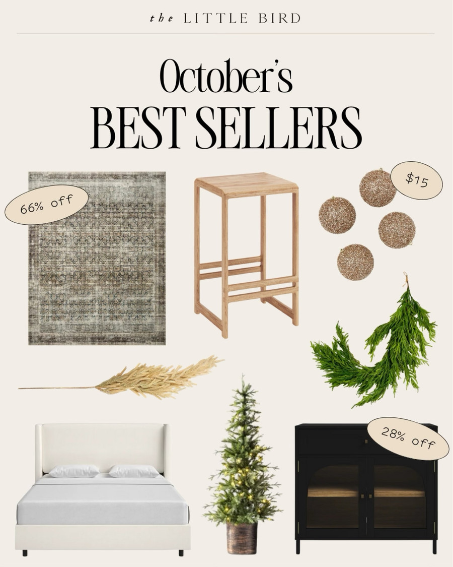 October best sellers in our home are all about comfort and style!