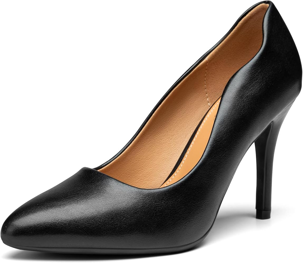 Trary Women's High Heel Dress Pump Pointed Toe Shoe, Classic Office Special Dressy Wedding Pump S... | Amazon (US)