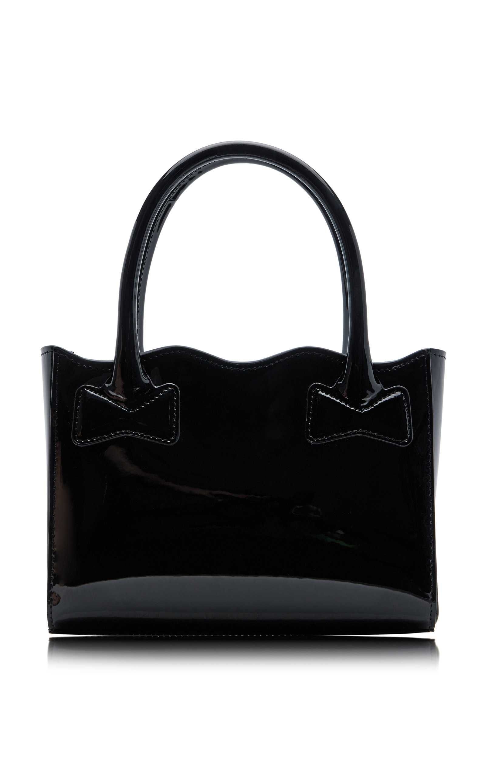 Harper Bow Patent Leather Top Handle Bag | Moda Operandi (Global)