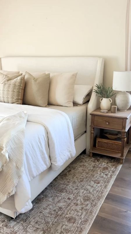NEUTRAL BEDROOM INSPO

We have had this bed for years and it has held up amazing! Color is linen talc.

Comforter set is the best, amazing quality and so cozy! Color is white.

Bed, upholstered bed, nightstand, area rug, neutral area rug, throw pillow, neutral bedding , comforter set, table lamp, home decor, neutral decor, table decor, woven blinds, cordless shade,s, target, target home, Amazon home, Amazon finds 

#LTKfindsunder100 #LTKsalealert #LTKhome
