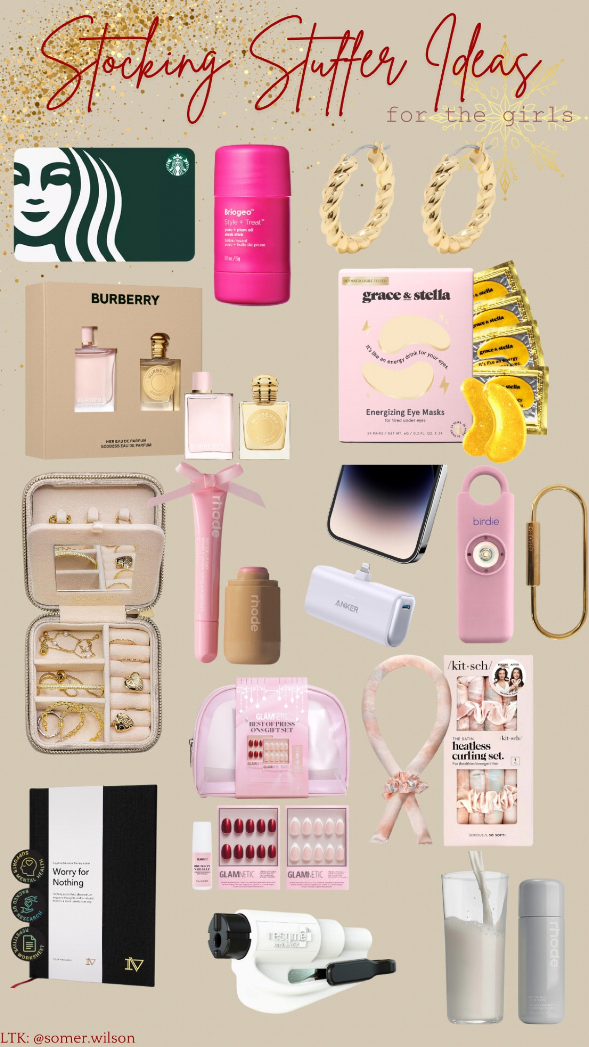 Stocking Stuffer or Christmas Gift Ideas for Women 

#LTKSeasonal #LTKGiftGuide #LTKHoliday