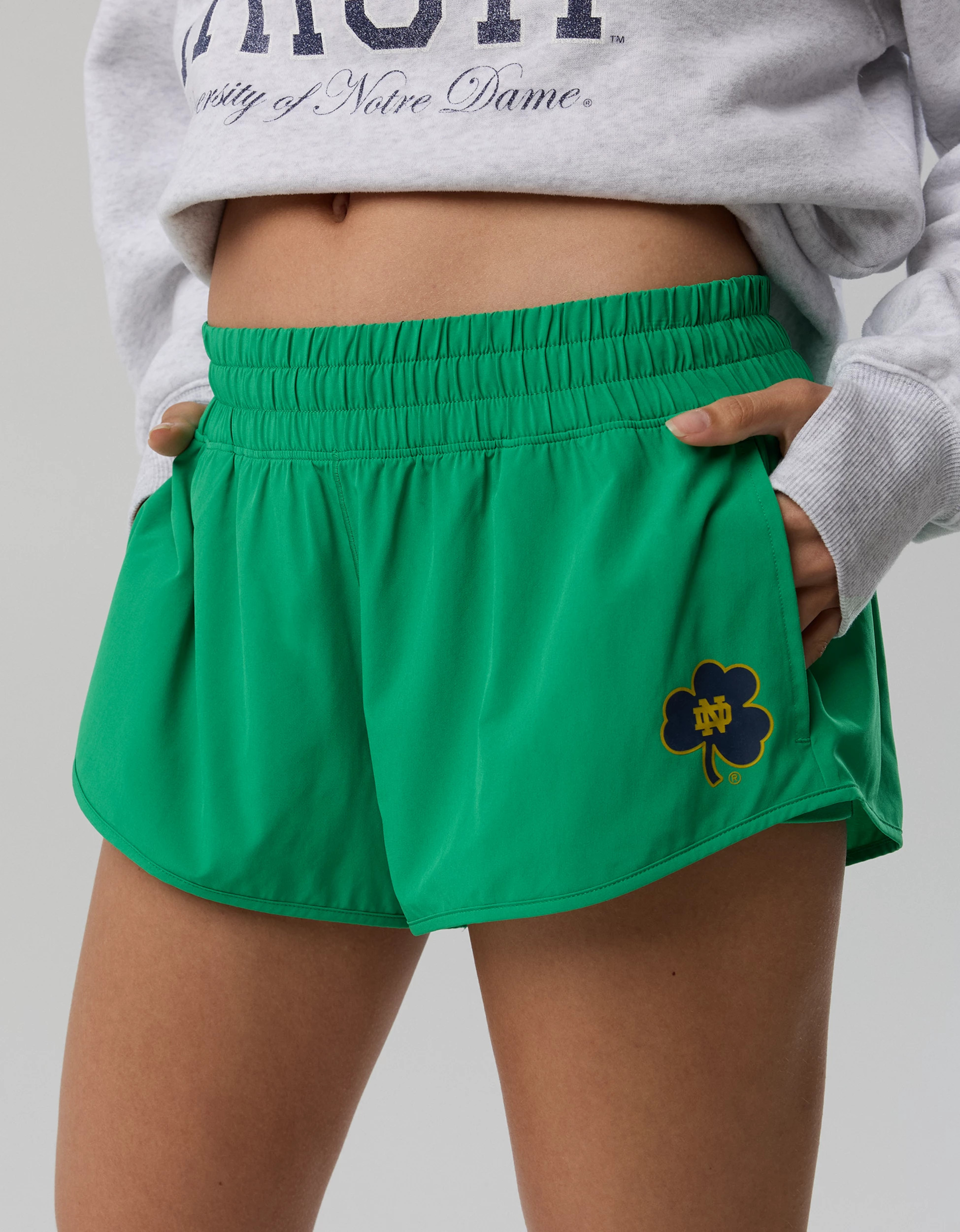 Notre Dame Fighting Irish OFFLINE By Aerie 2" Hot Stuff Short | Aerie