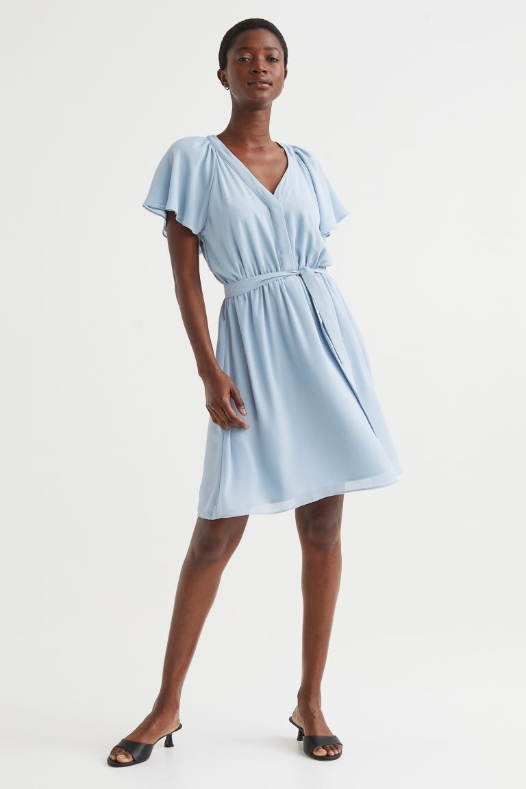 V-neck Chiffon Dress | H&M (US + CA)