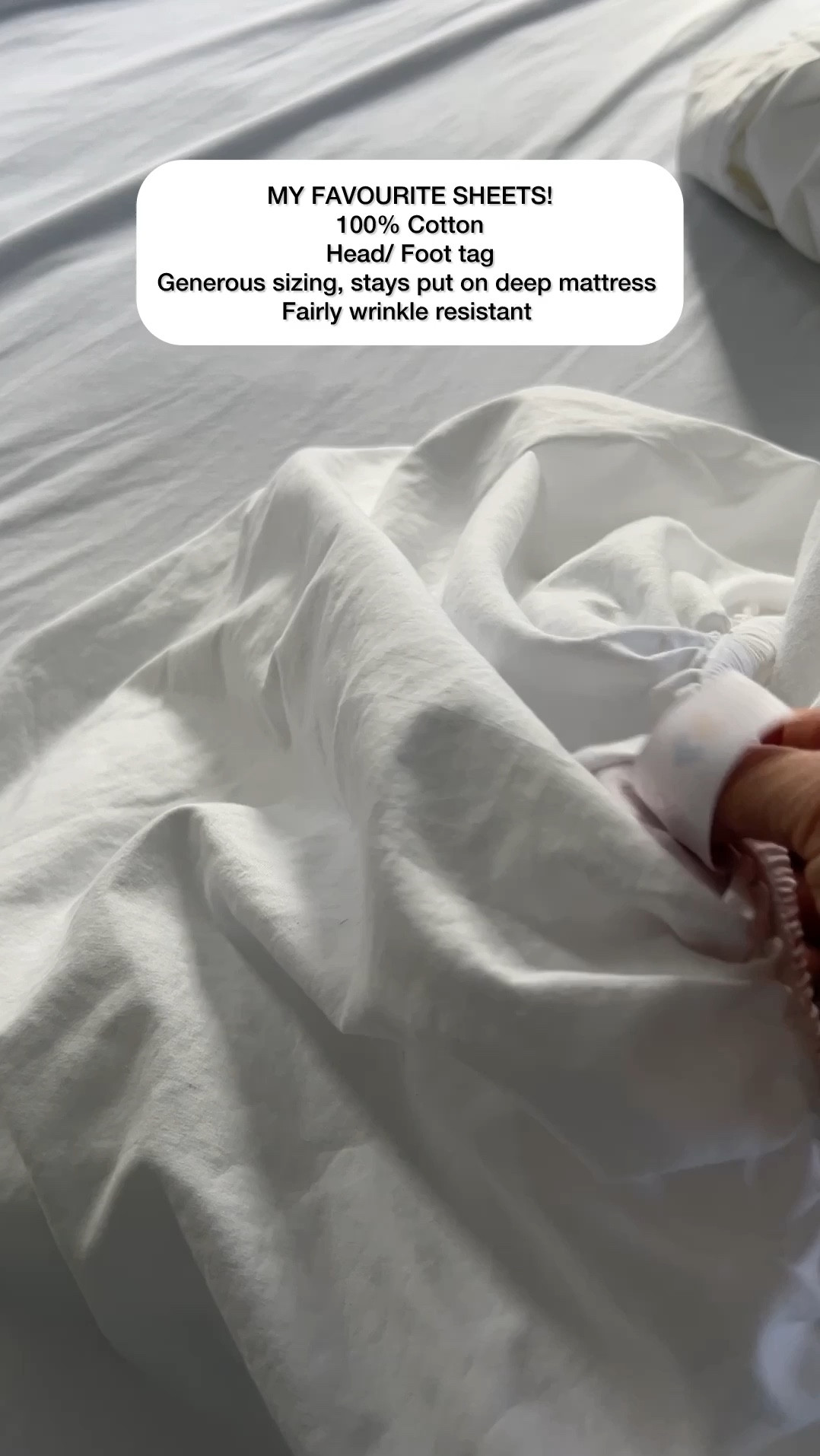 Favourite affordable sheet set, 100% cotton, Amazon find! 

#LTKVideo #LTKxPrimeDay #LTKHome