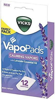 Vicks Calming Lavender VapoPad Family Pack, 12 Count | Amazon (US)