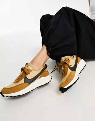 Nike Waffle Debut sneakers in brown | ASOS (Global)