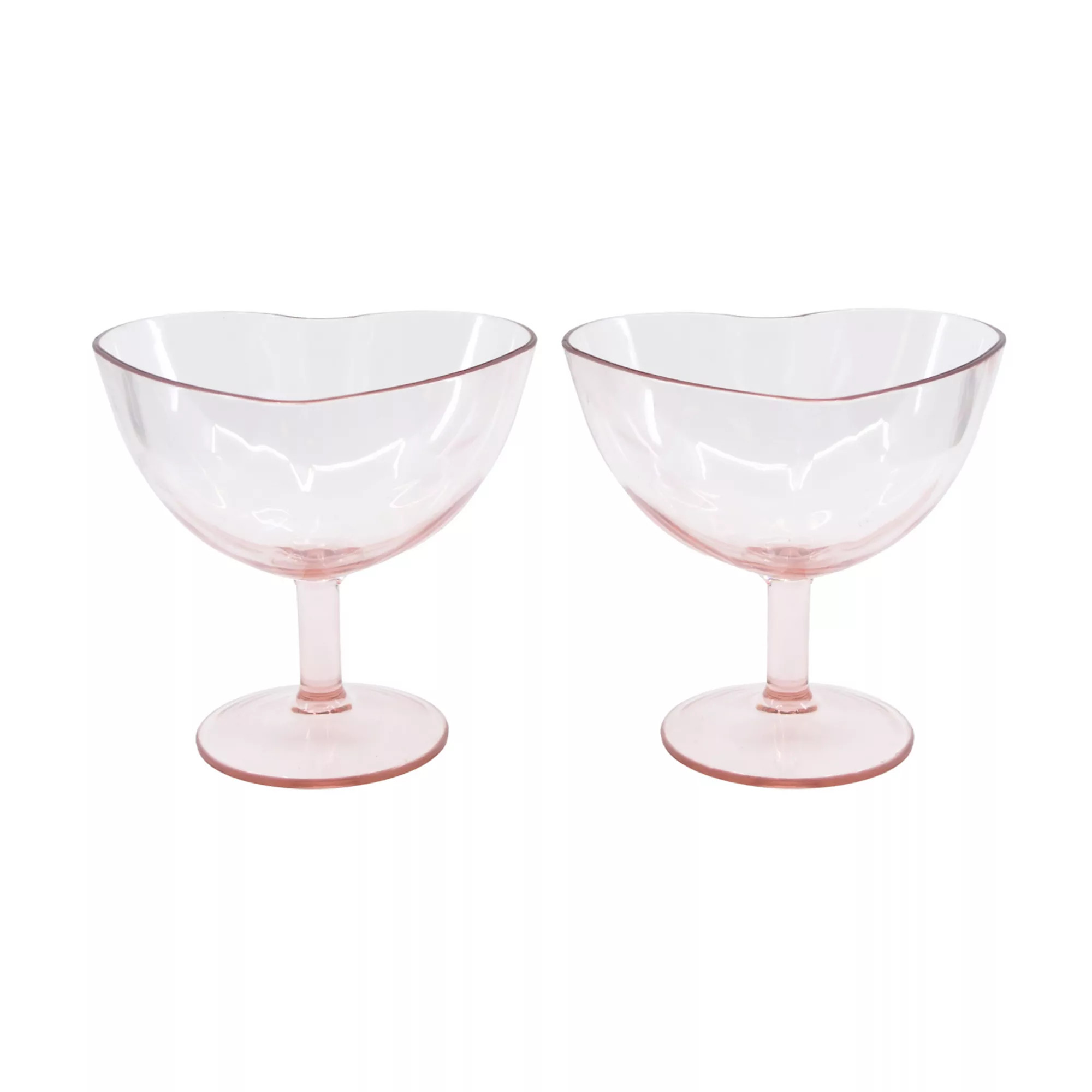 New View Gifts & Accessories 2-pc. Heart Cocktail Glass Set | Kohl's
