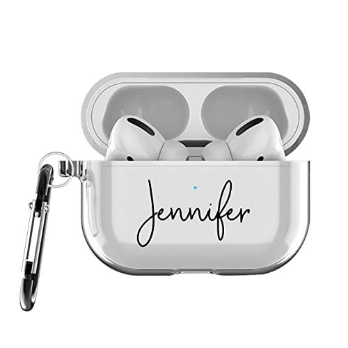 MARBLEFY Custom Name Airpod Pro Case with Keychain and Running Strap Compatible with Apple AirPod... | Amazon (US)