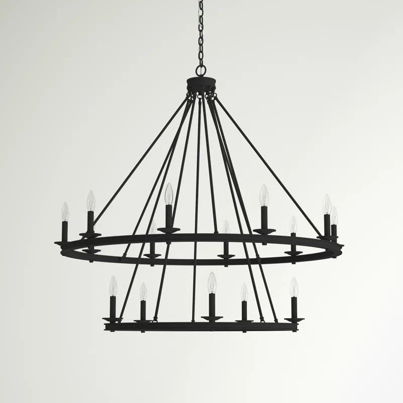 Poynor 15 - Light Dimmable Tiered Chandelier | Wayfair North America