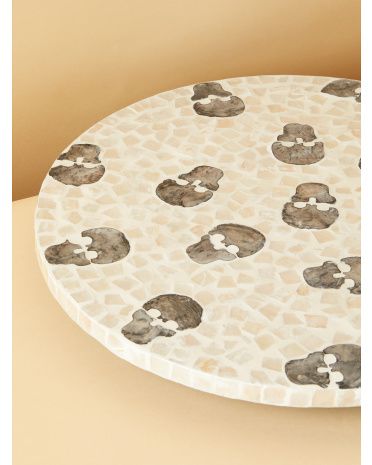16in Lazy Susan With Skull Pattern | HomeGoods