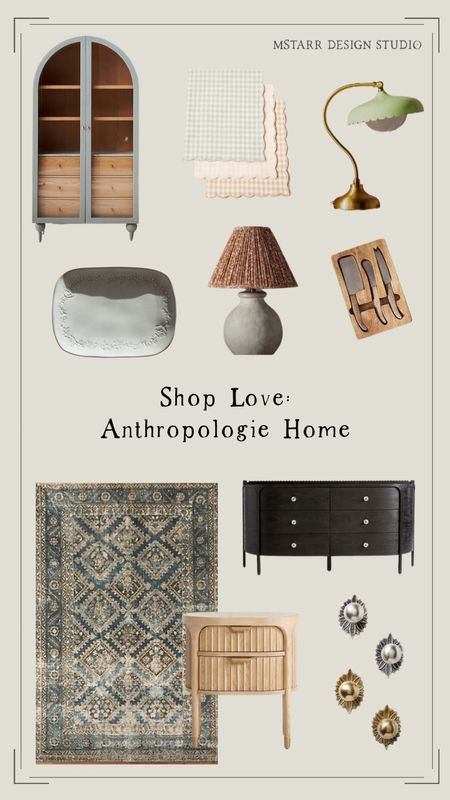 Anthropologie just gets it! A selection of my favorite items available at anthro right now. 

#arearug #blackdresser #lamp #cheeseknife #sideboard #tasklamp

#LTKhome #LTKunder100 #LTKSeasonal