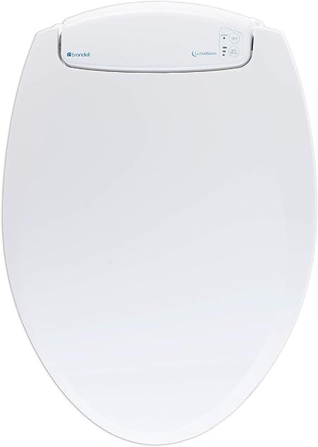 Brondell LumaWarm Heated Nightlight Toilet Seat - Fits Elongated Toilets, White | Amazon (US)