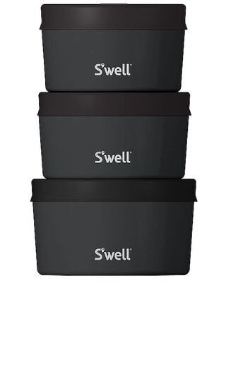 6pc Canister Set in Black Onyx | Revolve Clothing (Global)