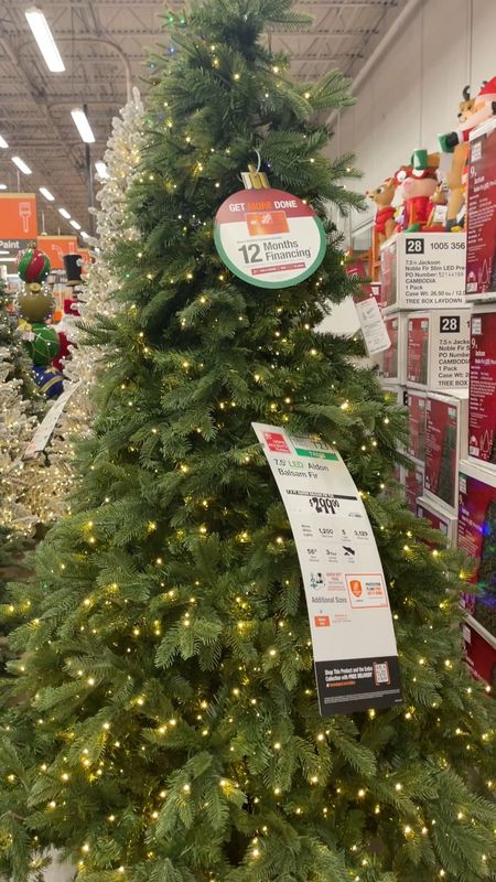 two dupes for the viral home depot Grand Duchess Christmas tree 🎄✨ the Jackson tree has a remote for the lights just like the Grand Duchess. Sale 

#LTKHoliday #LTKHolidaySale #LTKGiftGuide