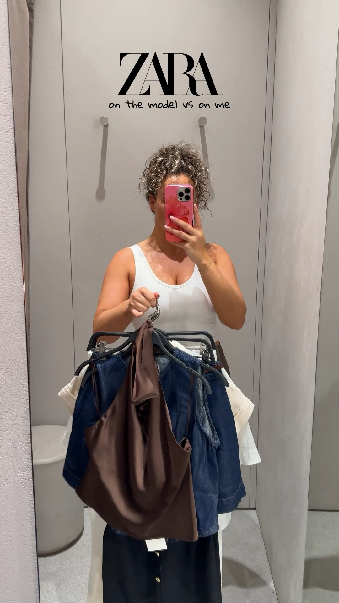 ZARA ON THE MODEL VS ON ME 🤎👏🏼

I’m a UK SIZE 10, 5ft4 and I’m wearing the following sizes;
Brown top - size medium
Trousers - size small
Black dress - size small
Denim waistcoat - size small but needed a medium 
Denim shorts - size 10 (baggy fit)
White shirt - size medium
White trousers - size small
Cream denim dress - size medium

Summer outfits, dresses, Zara try on, Zara outfits, nice top, denim,

#LTKsummer #LTKdresses #LTKuk